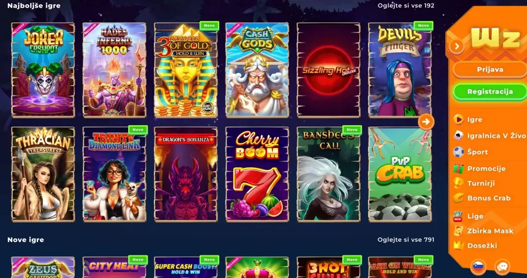 Wazamba casino