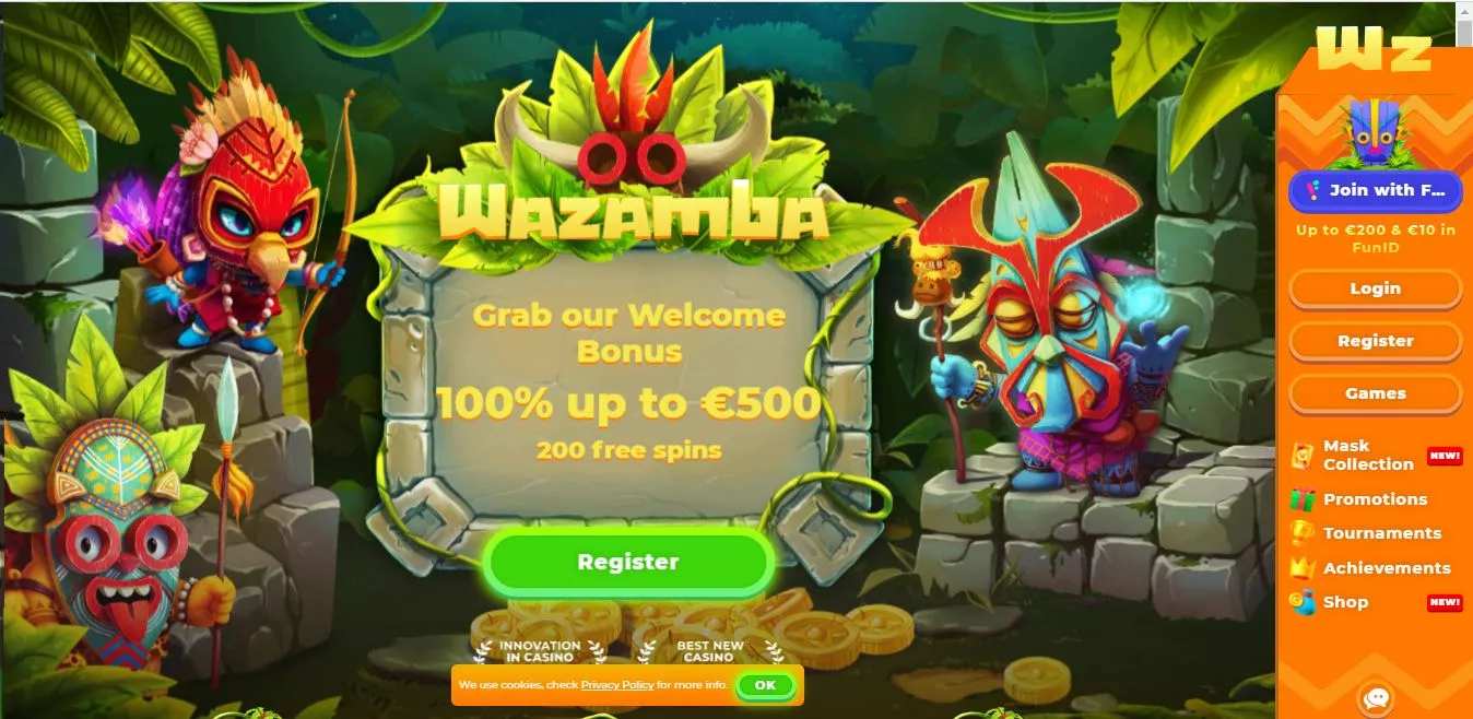 Wazamba casino