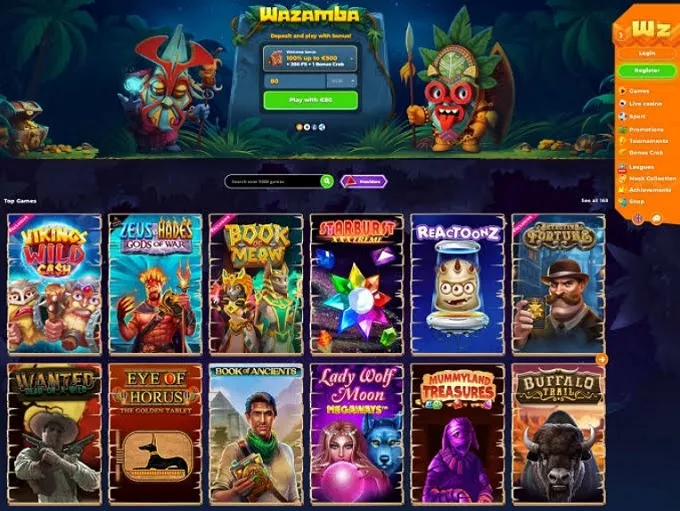 Wazamba app