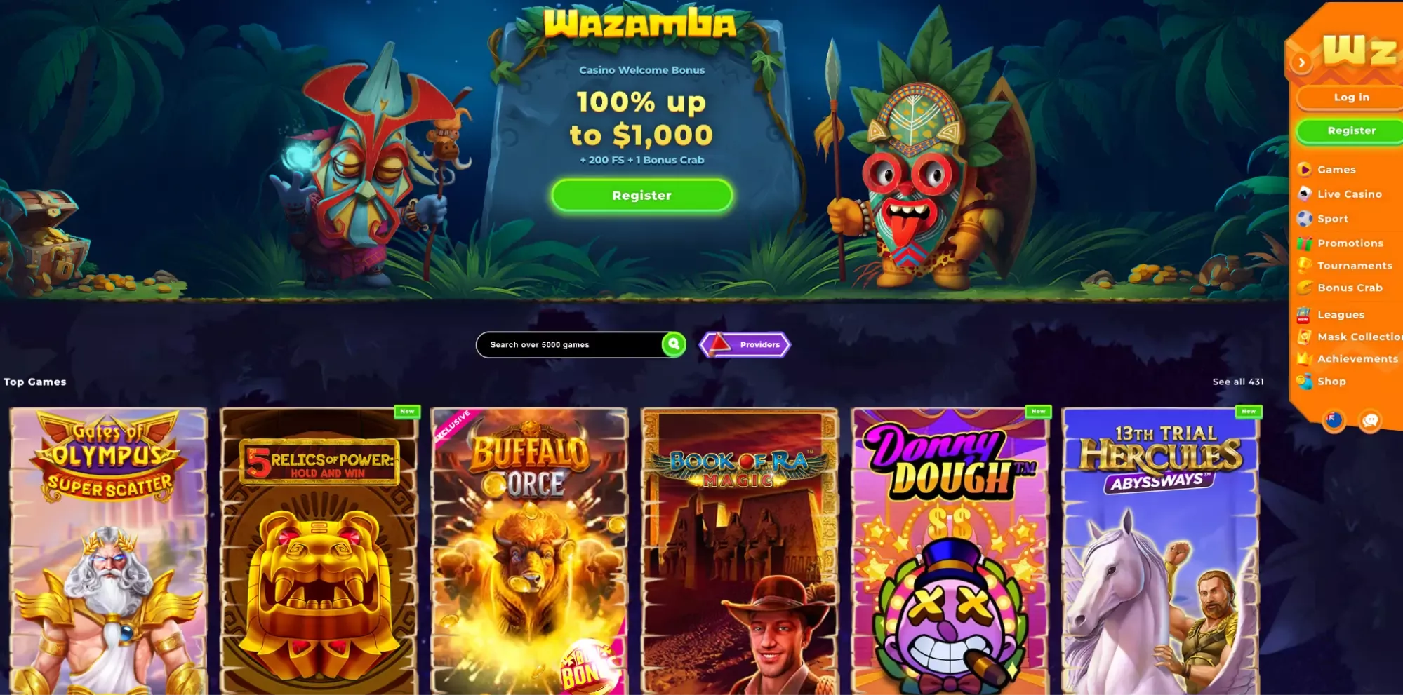 Wazamba mängud