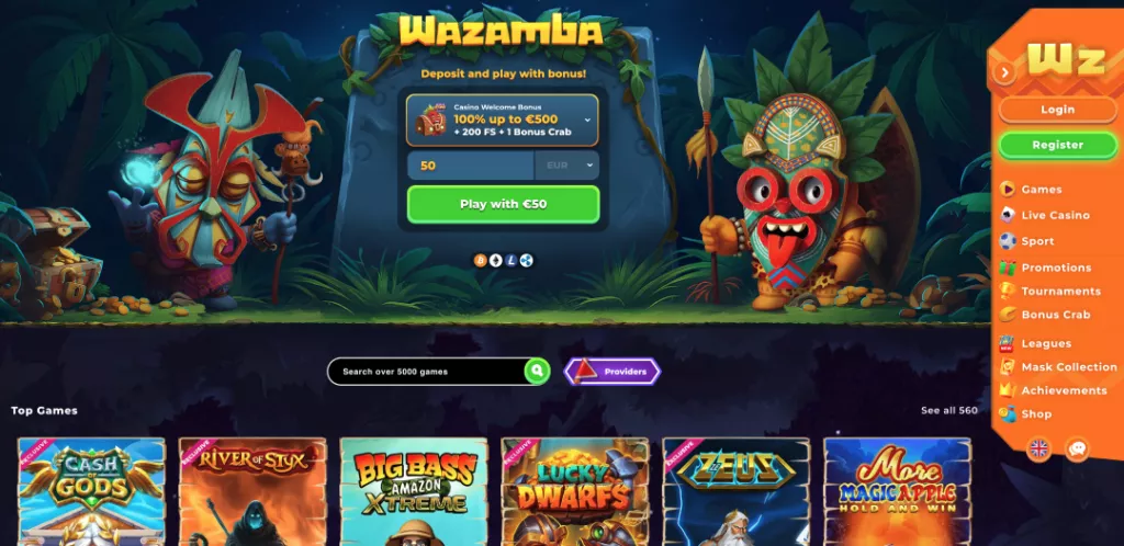 Wazamba kasiino
