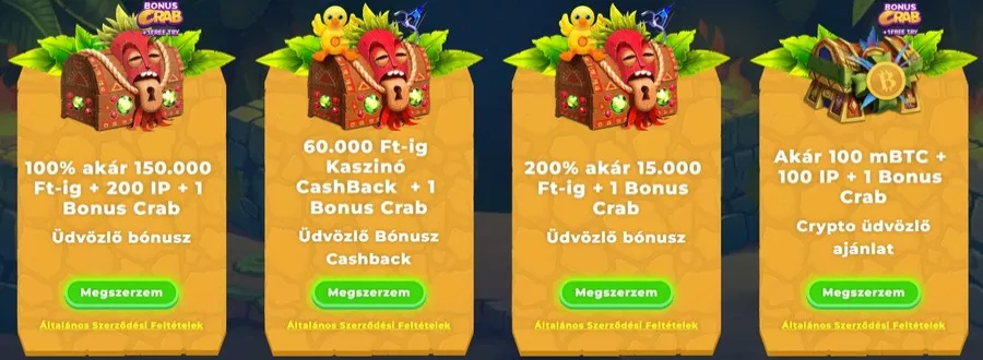 Wazamba bónuszok