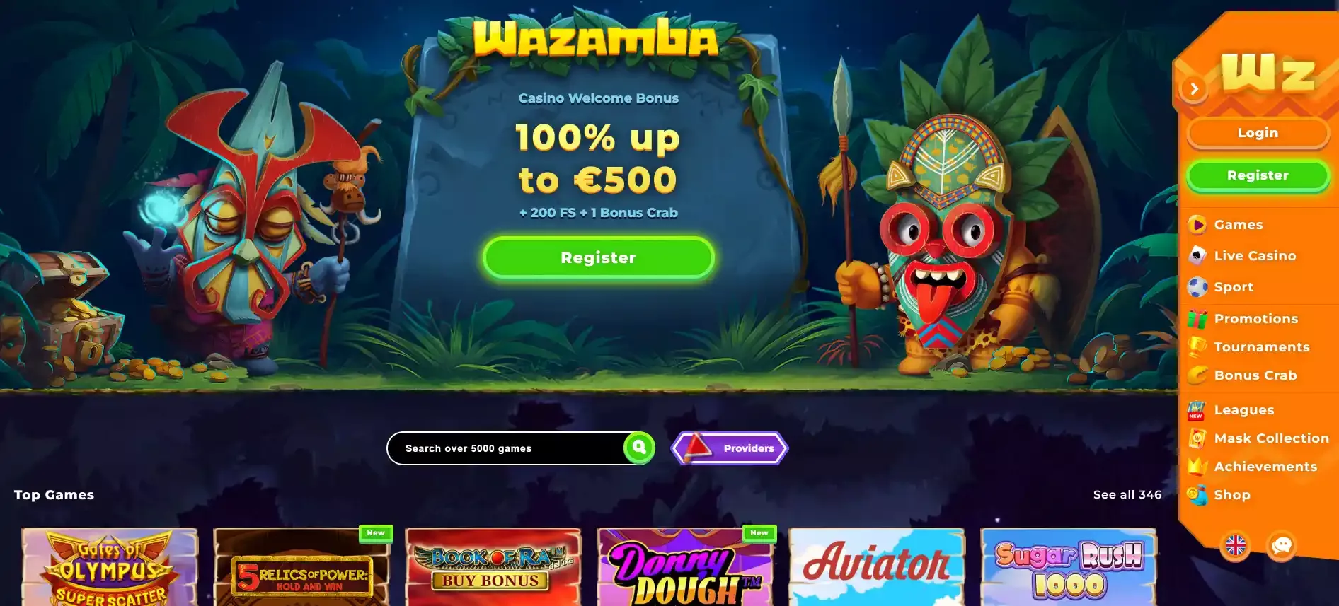 Wazamba derības