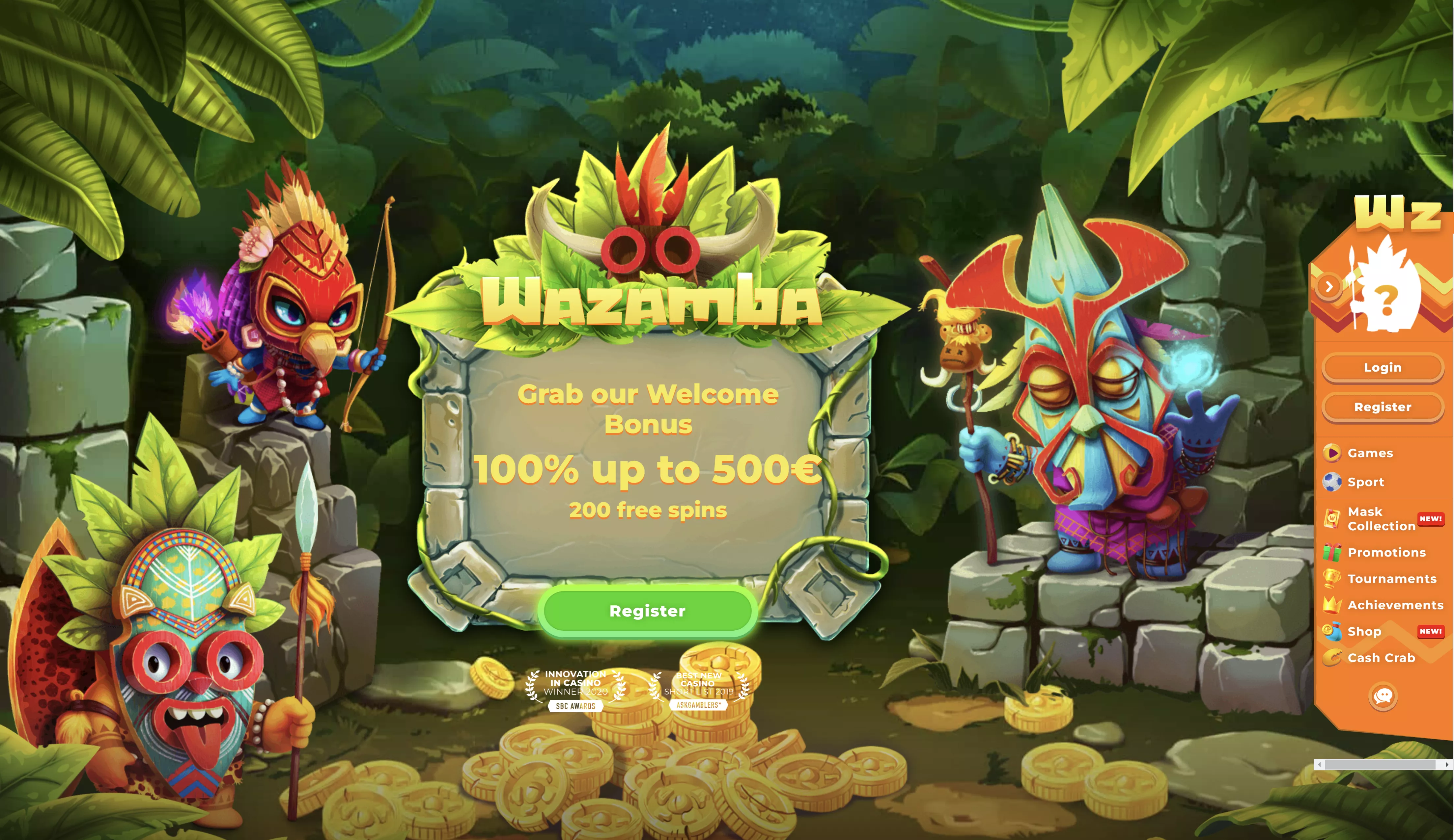 Wazamba казино